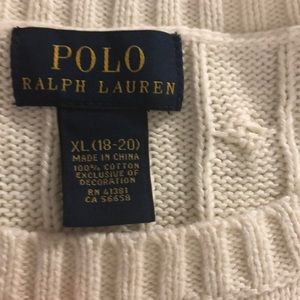 Cream Polo sweater